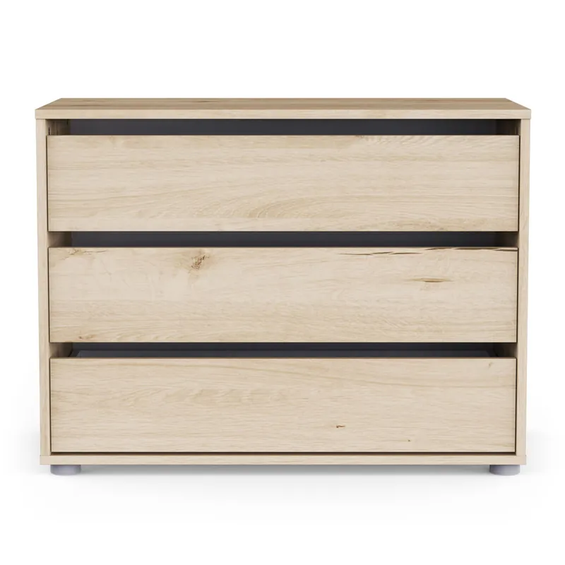 Cajonera BOX II de 3 cajones 80cm blanco - Muebles