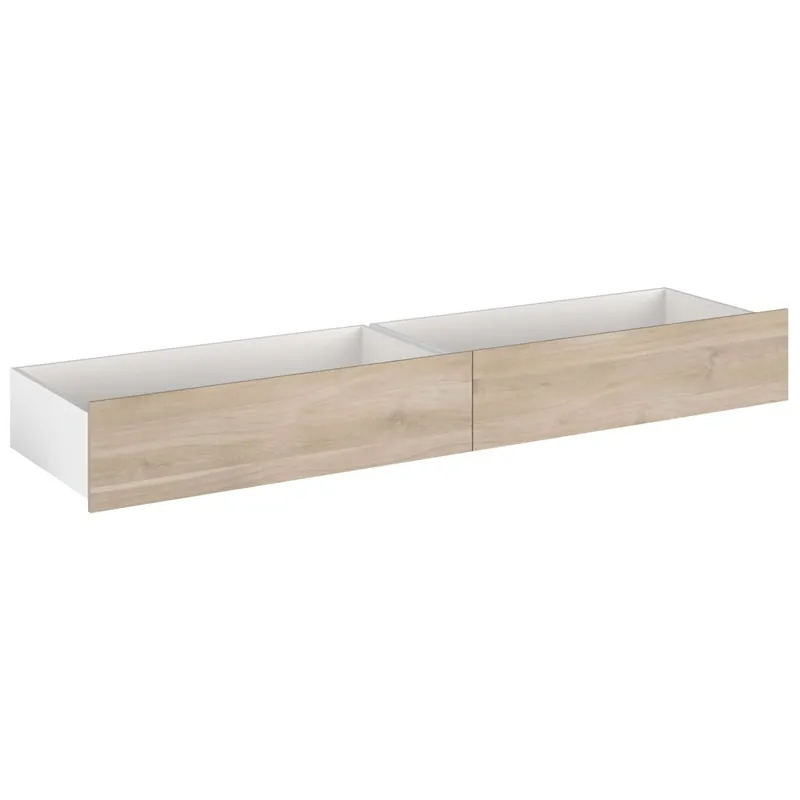 Cajones Inferiores para Cama Juvenil Style Color Roble Japonés 199x25x53 cm - Descanso