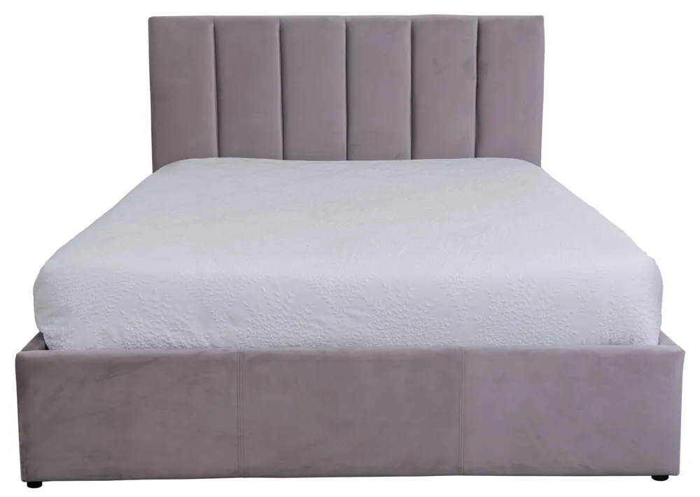 Cama ACCOR 140x190cm color gris - Descanso