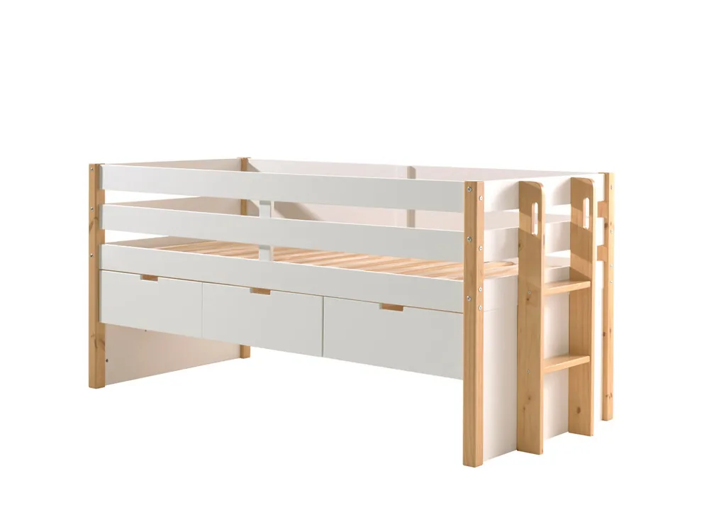 Cama Alta MAGRIT LB005 98x219x100 Beige - Bebé