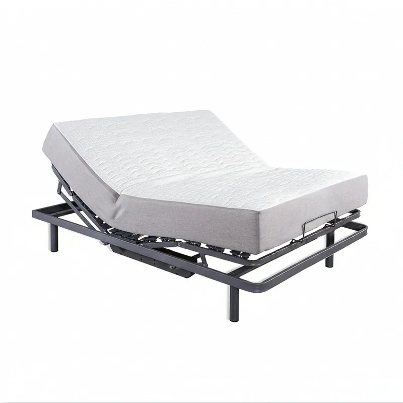 Cama abatible vertical Hausbed de matrimonio 135x190 en color blanco con sistema de apertura suave y estructura reforzada - Descanso