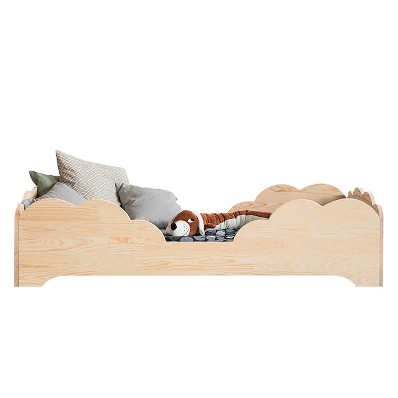 Cama 90x190 con somier Josy Madera - Descanso