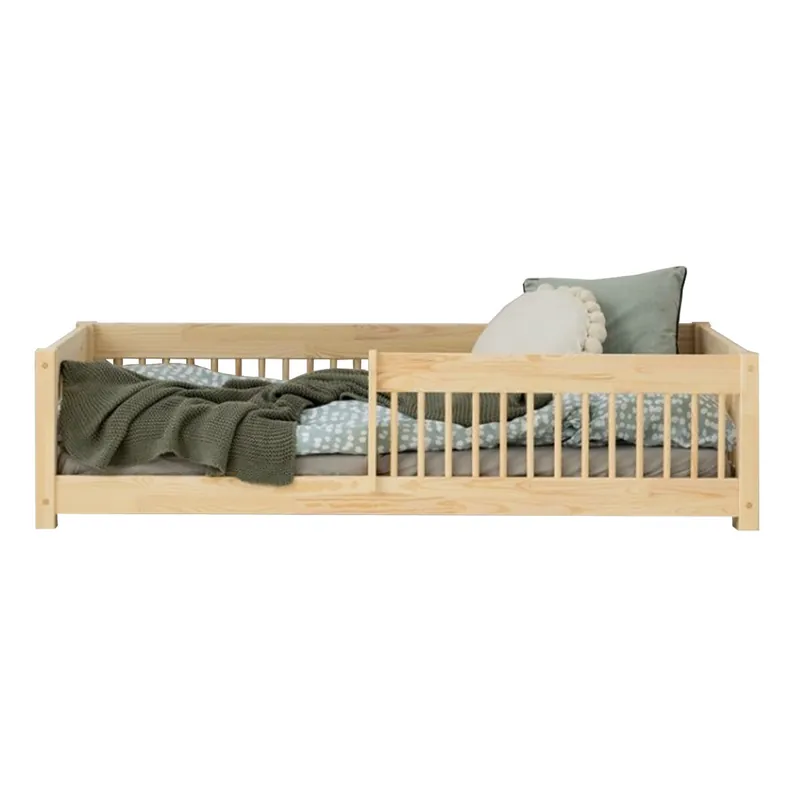 Cama 90x190 con somier Ariette Madera - Bebé