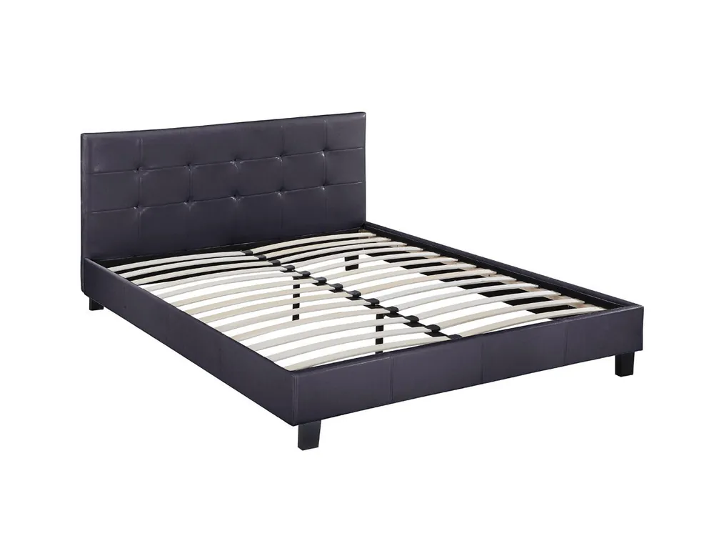 Cama "Julia" color Gris - 140 x 190 cm