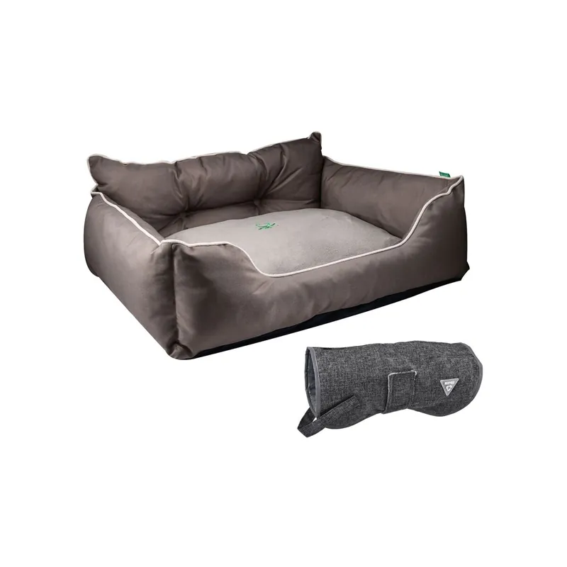 Cama para mascota + abrigo para mascotas - Jardín