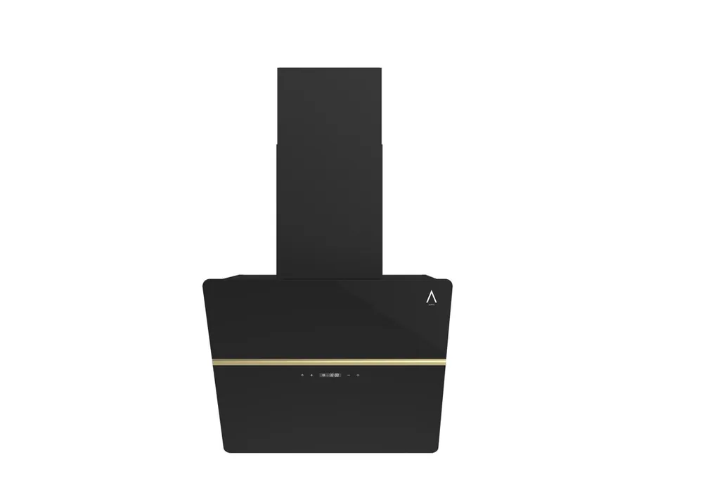Campana decorativa Alpha GEA ELITE PRO apertura Motorizada, Cristal Negro, 650 m3, Tira Led - Electrodomésticos