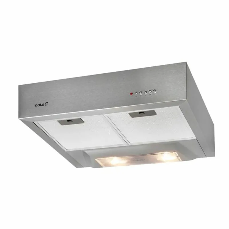 Campana Convencional Cata S-BOX 1301 60 cm 220 m3/h 57 dB 100W Acero inoxidable