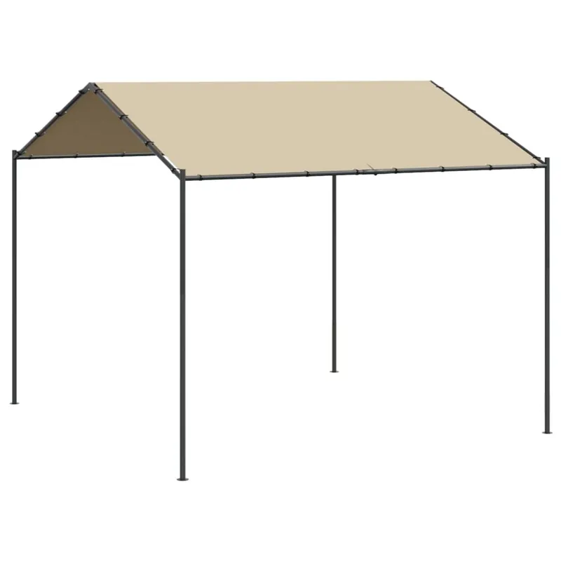 Carpa Awa acero y tela beige 2,5x3x3 m - Jardín