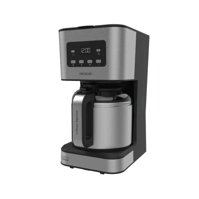 Cafetera de goteo Cecotec Coffee 66 Drop & Thermo Time 10 tazas acero inoxidable - Electrodomésticos