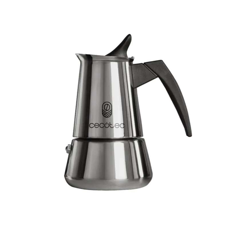 Cafetera italiana Cecotec Piccolina 200 acero inoxidable 100 ml - Cocina