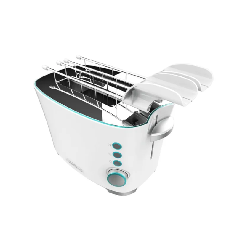 Tostador Cecotec Toast&Taste Double W 650W 7 potencias blanco - Electrodomésticos