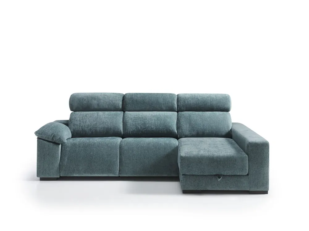 Chaise longue derecha relax eléctrica ALL color azul - Sofás sillones puffs