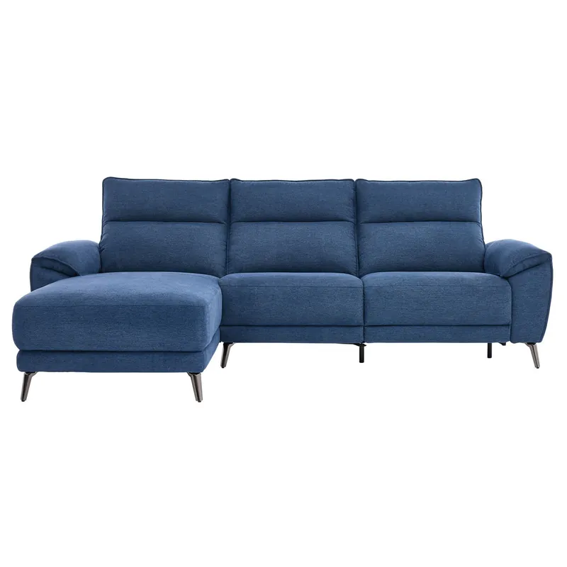 Chaise longue izquierda relax eléctrica ISA color azul - Sofás sillones puffs