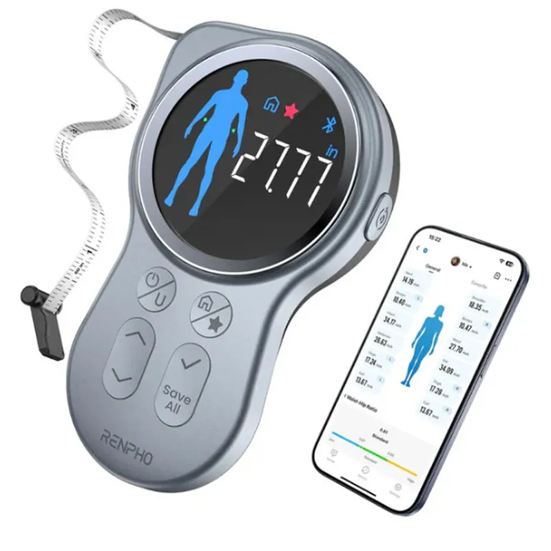 Renpho Cinta Métrica Inteligente SMART TAPE MEASURE+ Bluetooth LCD App Android Pantalla Grande - Electrodomésticos