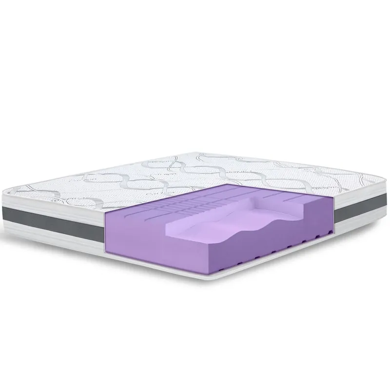 The White Stone Colchón Ortopédico 80x190 cm Firmeza Media | Altura 25 cm | Tejido Hipoalergénico y Transpirable | Propiedades Ergonómicas y Autoconformantes | Hecho en Italia - Descanso