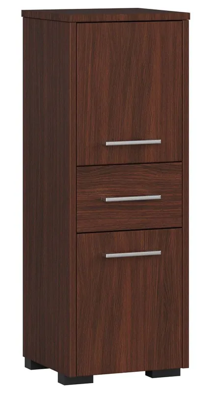 Columna de baño AKORD FIN Roble Sonoma 30 cm 2 puertas 1 cajón color Roble Sonoma mate 3 estantes 30x30x85 cm