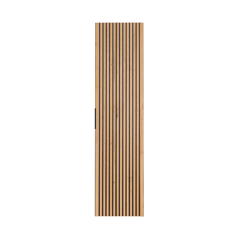 Columna de pared 1 puerta Gaia Madera y Negro - Baño