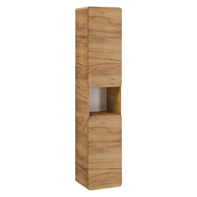 Columna de pared 2 puertas 1 compartimiento Arun Madera - Baño