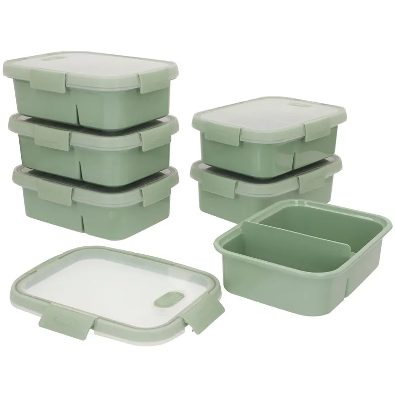 Curver Pack 6 recipientes herméticos 20x15x7 cm (0,6+0,3L) - Cocina