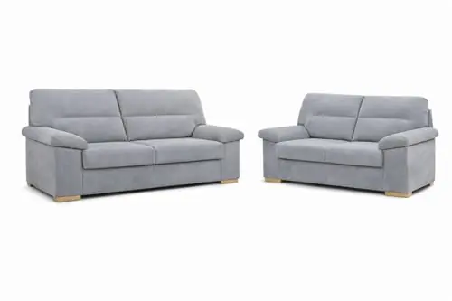 DUPI Sofá Star Pro | Conjunto 2 sofás de 3 + 2 plazas | 1 Sofá 3 plazas 190x100x90 cm | 1 Sofá 2 plazas 160x100x90 cm | Beige - Sofás sillones puffs