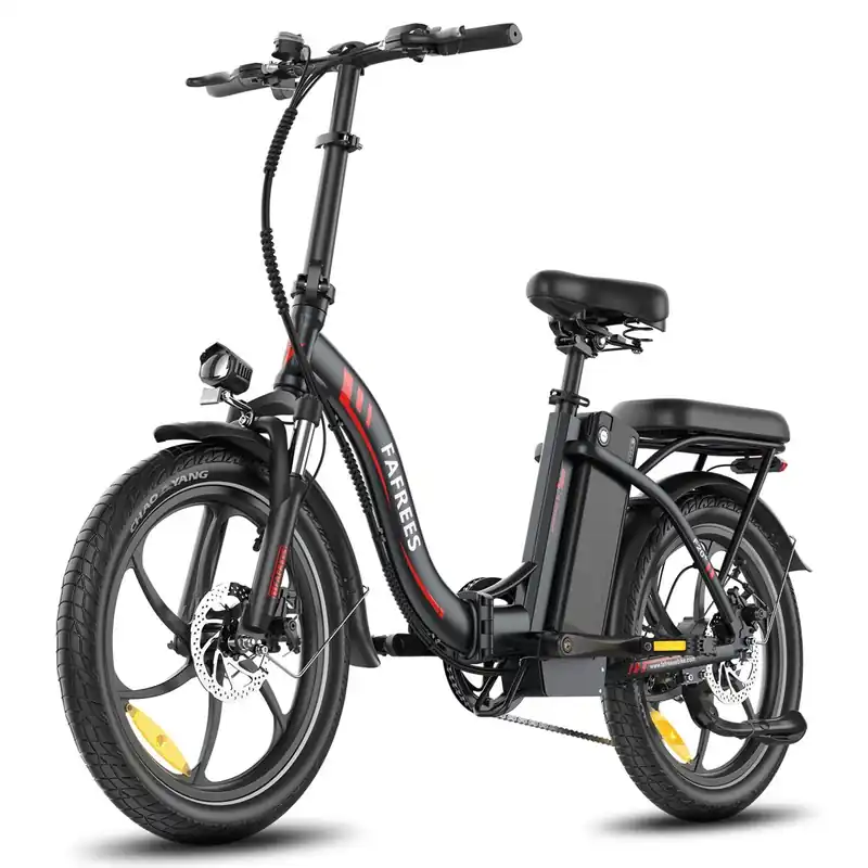E-bike FAFREES F20+ - Motor 250W Batería 36V20Ah Neumáticos De 20 Pulgadas Frenos Mecánicos De Disco - Gris