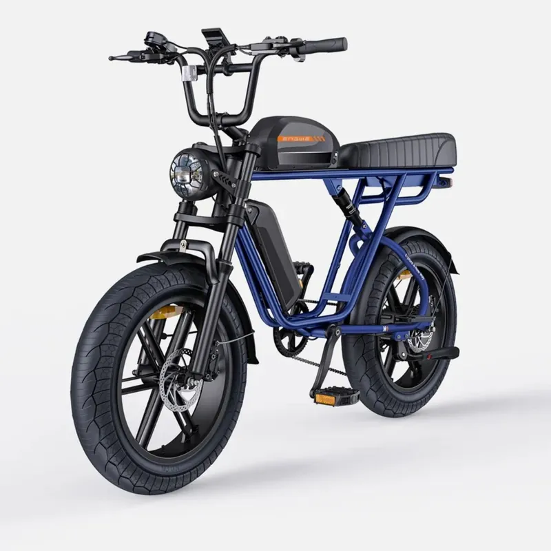 Electric Bike ENGWE M1 EU - Motor 250W Batería 48V28.6AH Neumático 20" Freno de disco hidráulico - Azul