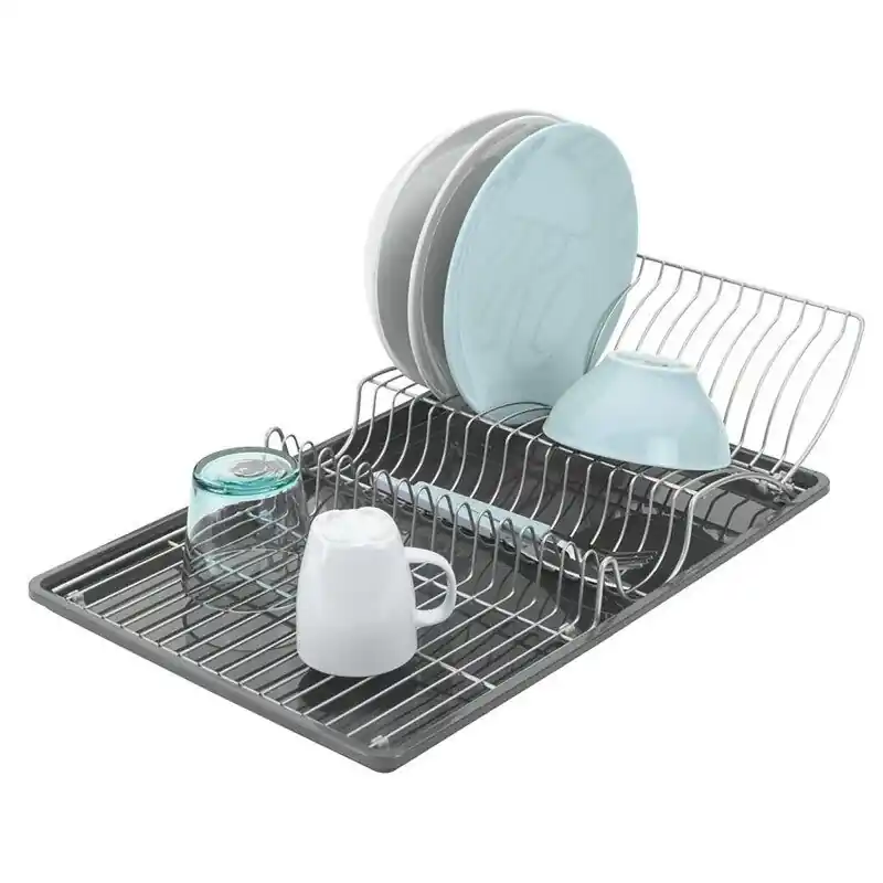 Escurreplatos con Bandeja WINGTEX de Metaltex 50x31x7 cm - Cocina