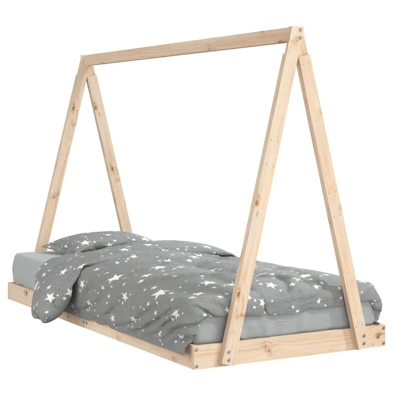 vidaXL Estructura de cama para niños madera de pino blanco 90x200 cm - Descanso
