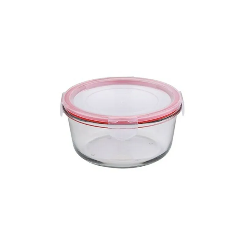 Fiambrera San Ignacio Rojo Vidrio de Borosilicato 500 ml - Cocina