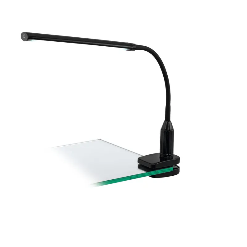 Flexo con pinza LAROA led touch negra marca EGLO - Decoración