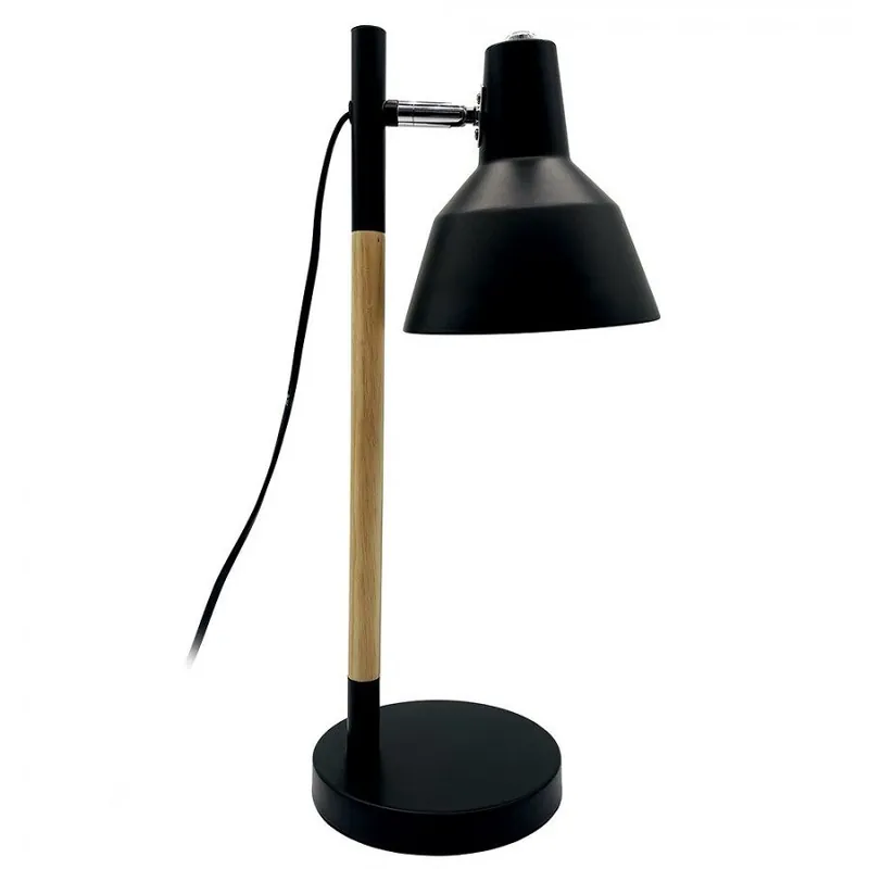 flexo metal color negro serie basil 17cm - Decoración