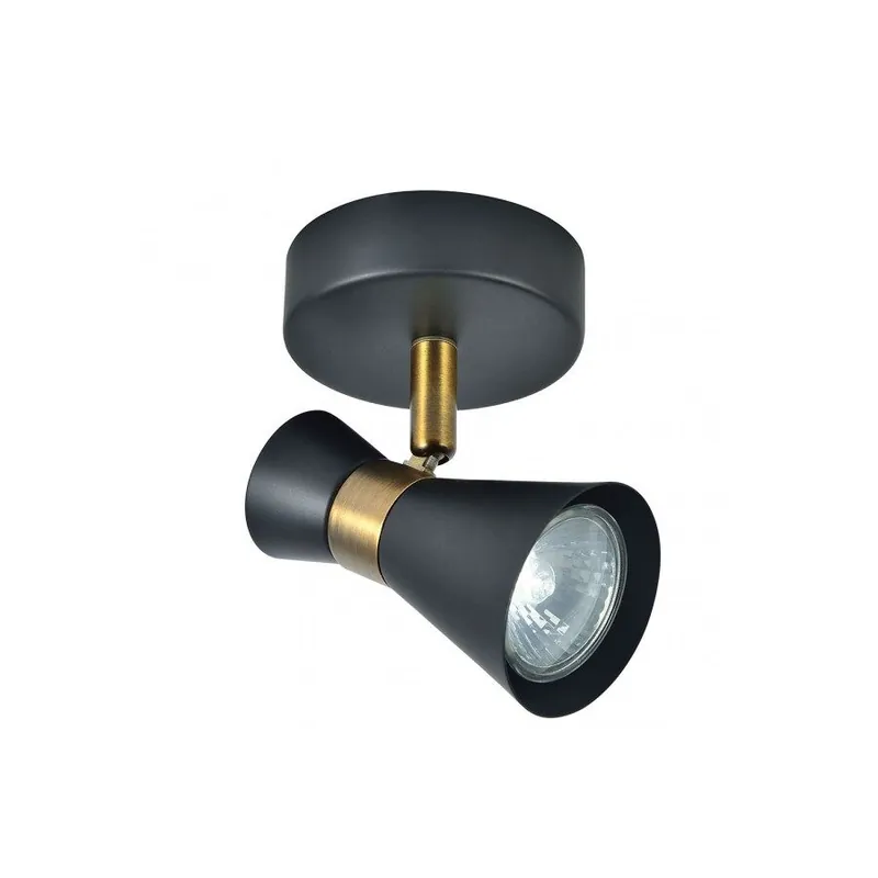 foco 1 luz metal color negro serie mã¡ximo 12cm - Decoración