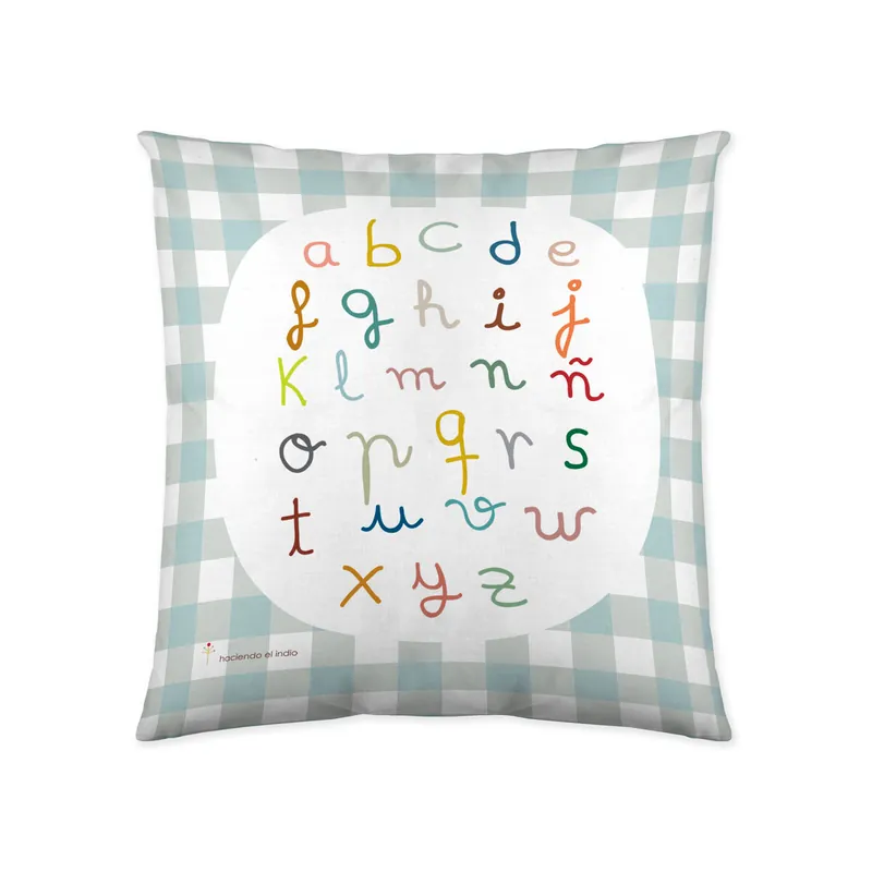 FUNDA DE COJIN VACIO ABCD 40x40 CM - Bebé