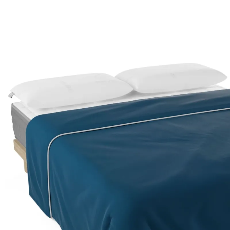 Funda de Edredón azul 100% Algodón 180 Hilos, Suave, Transpirable, Lavable a 30ºC - Textil