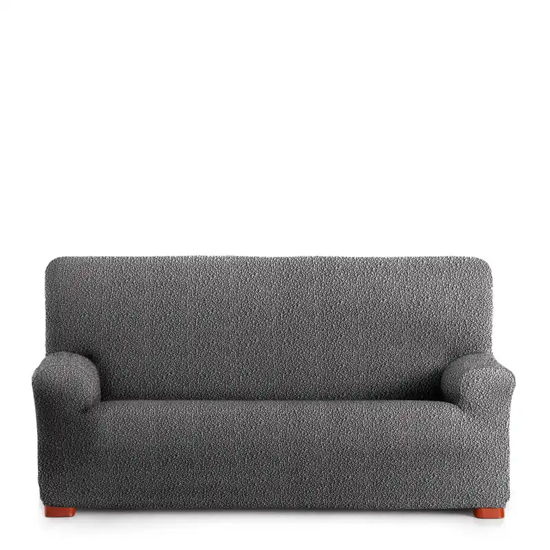 Funda Sofá Bielastica Adaptable Roc 2 Plazas (140-200 cm) Gris Oscuro