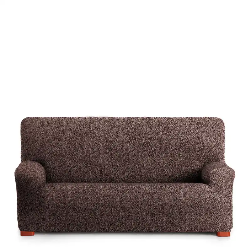Funda Sofá Bielastica Adaptable Roc 2 Plazas (140-200 cm) Marrón