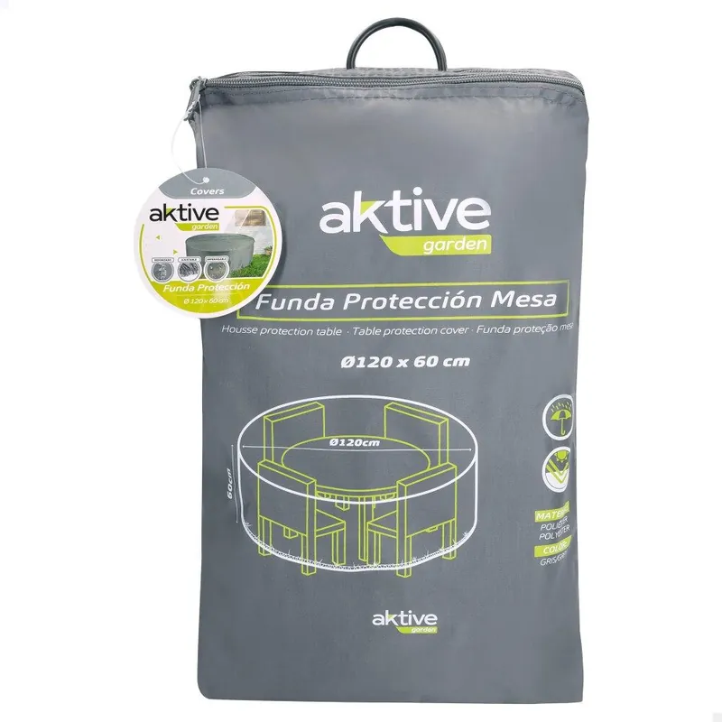 Funda impermeable protectora para mesa redonda Aktive Garden - Jardín