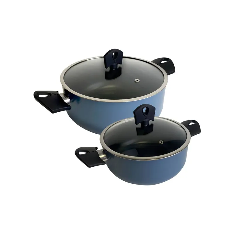 Juego de Cacerolas con tapa en Aluminio prensado NOIA San Ignacio - Cocina