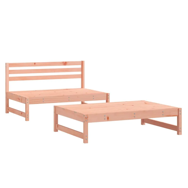 vidaXL Juego de muebles de jardín 2 pzas madera de pino impregnada