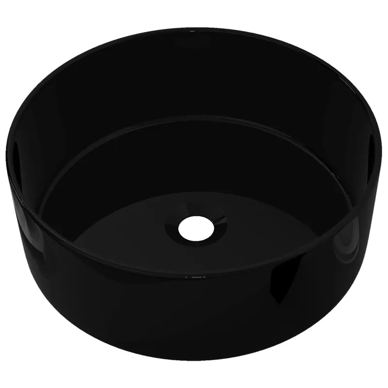 vidaXL Lavabo 40x15 cm cerámica plateado - Baño