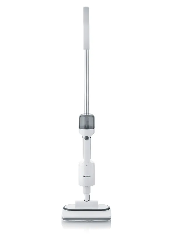 SEVERIN - Limpiador a vapor con accesorios multiusos, potencia 1500 W, Longitud del cable 7 m, Blanco / Negro SC 7142