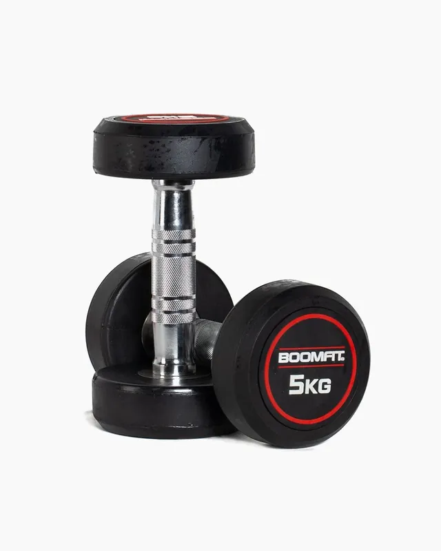 Mancuernas Redondas 5Kg (Pareja) - BOOMFIT