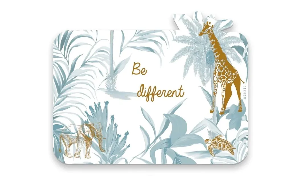 Mantel individual Infantil Safari - Multicolor - 30x46 cm
