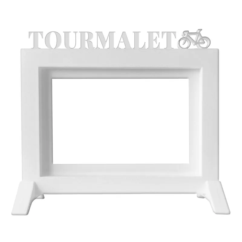Well Home - Marco de Fotos de Mesa o Pared / Modelo ''TOURMALET'' / Tamaño del marco 20,5x13,5x1,5 para Fotos de 10x15 / Color Blanco