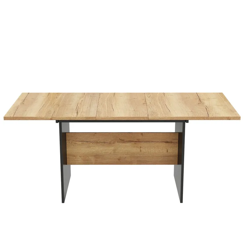Mesa de comedor extensible para 4 a 6 personas - en MDF - Marrón