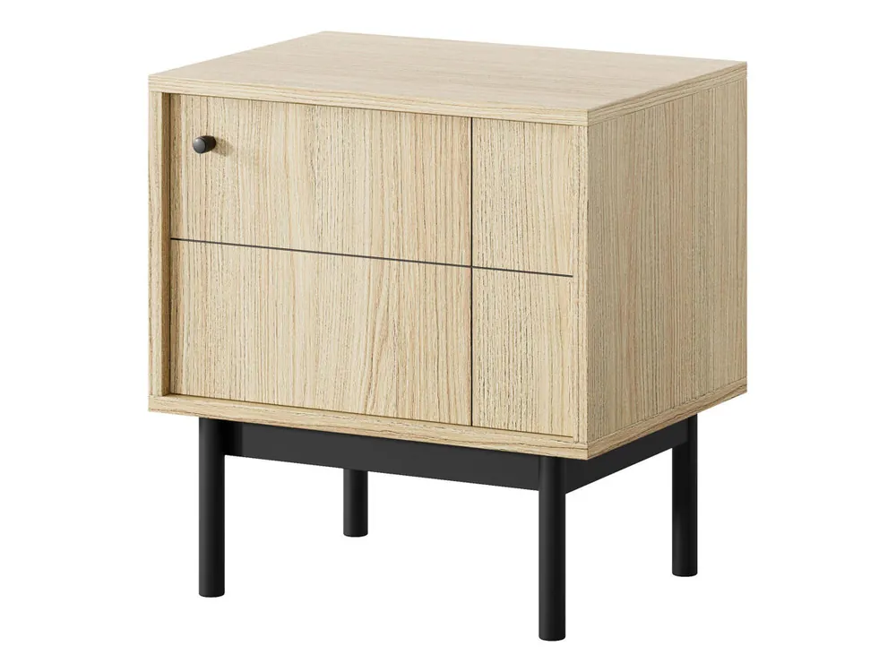 Mesilla de noche JAPANDI 54x39x57 Beige - Muebles