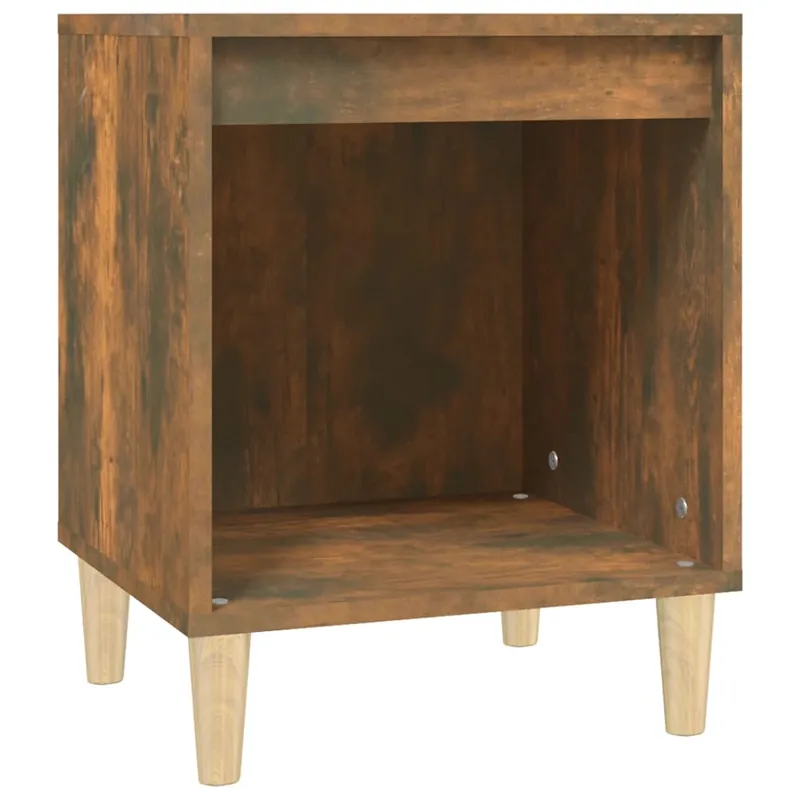 vidaXL Mesita de noche gris Sonoma 40x35x50 cm - Muebles
