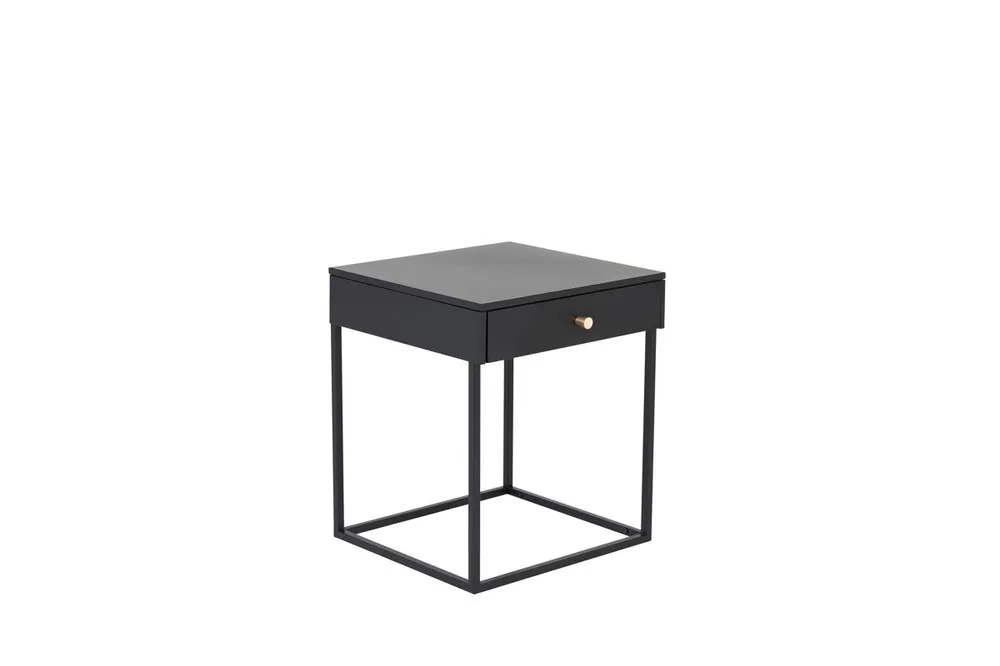 Mesita De Noche BAKAL NS41 1D 41x43x50 Blanco - Muebles