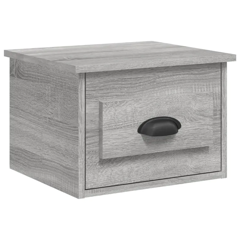 vidaXL Mesita de noche de pared blanco 41,5x36x28 cm - Muebles