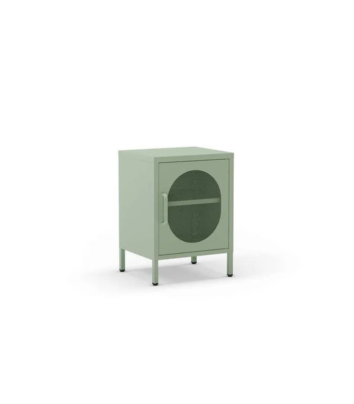Mesita de noche Dora con diseño moderno y funcional 60x40x35cm - Muebles